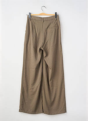Pantalon large tissage popeline taille normale vert MOLLY BRACKEN femme