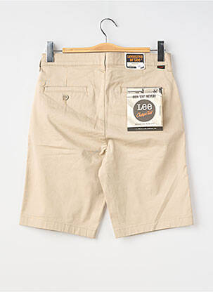 Bermuda stretch taille normale beige LEE homme