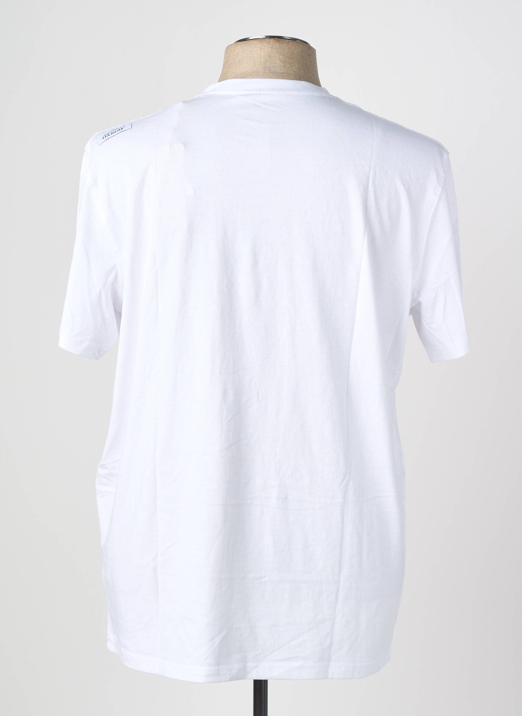 T-shirt broderie manches courtes blanc OXBOW homme