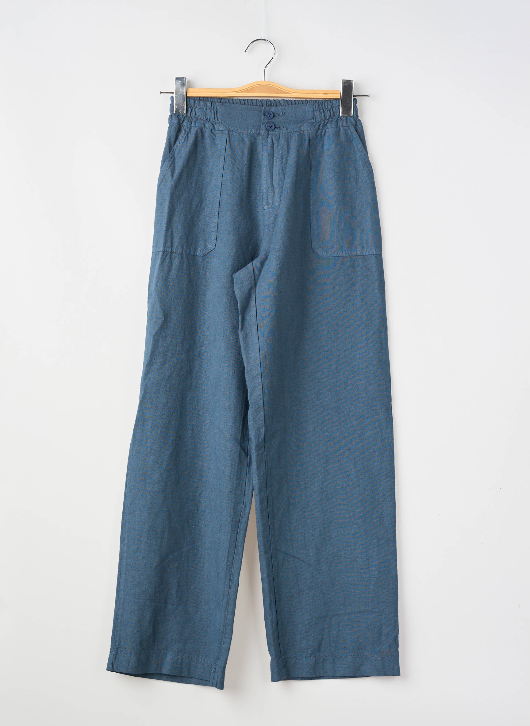 Pantalon droit taille élastique taille normale bleu PAKO LITTO femme