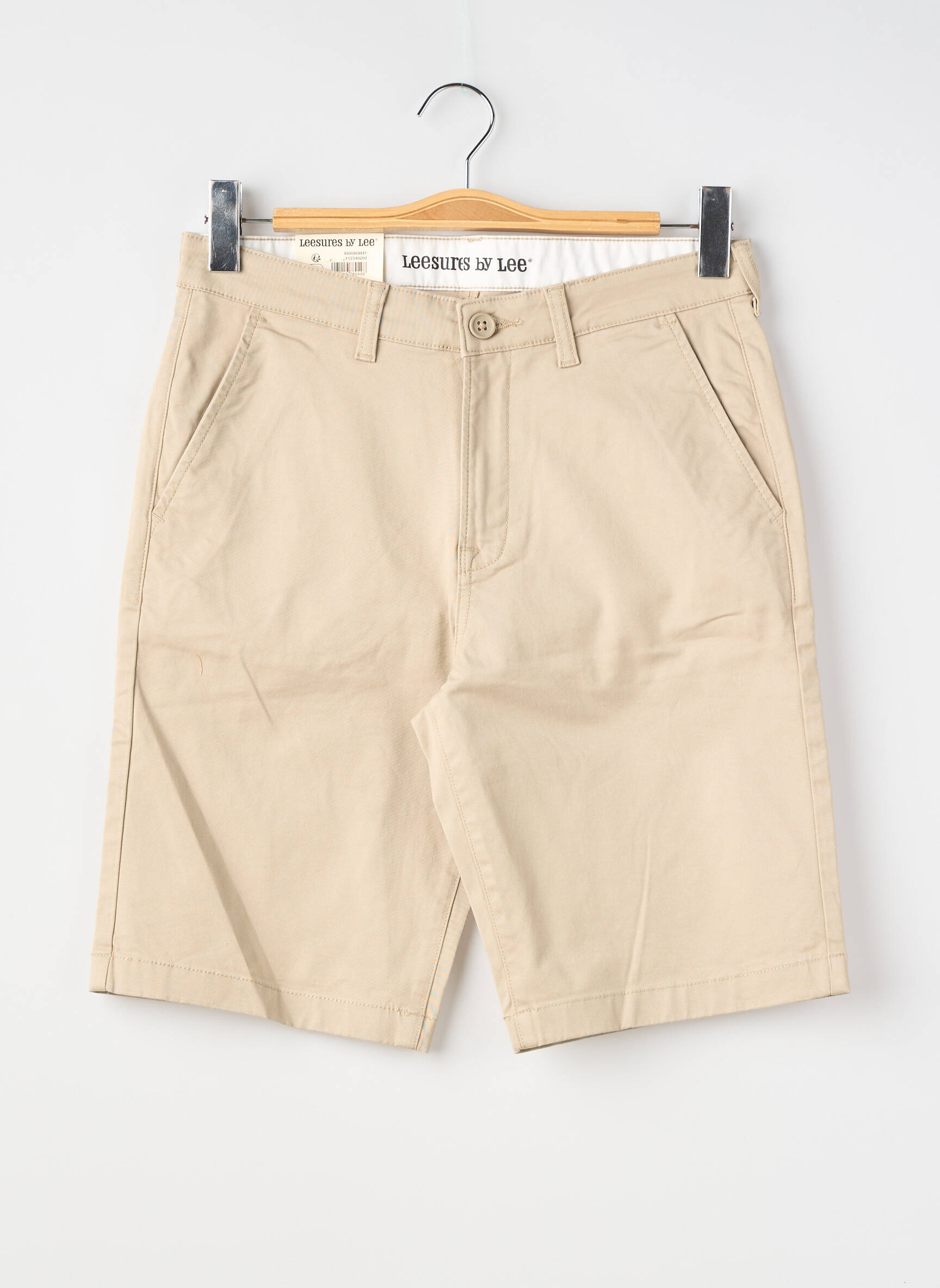 Bermuda stretch taille normale beige LEE homme