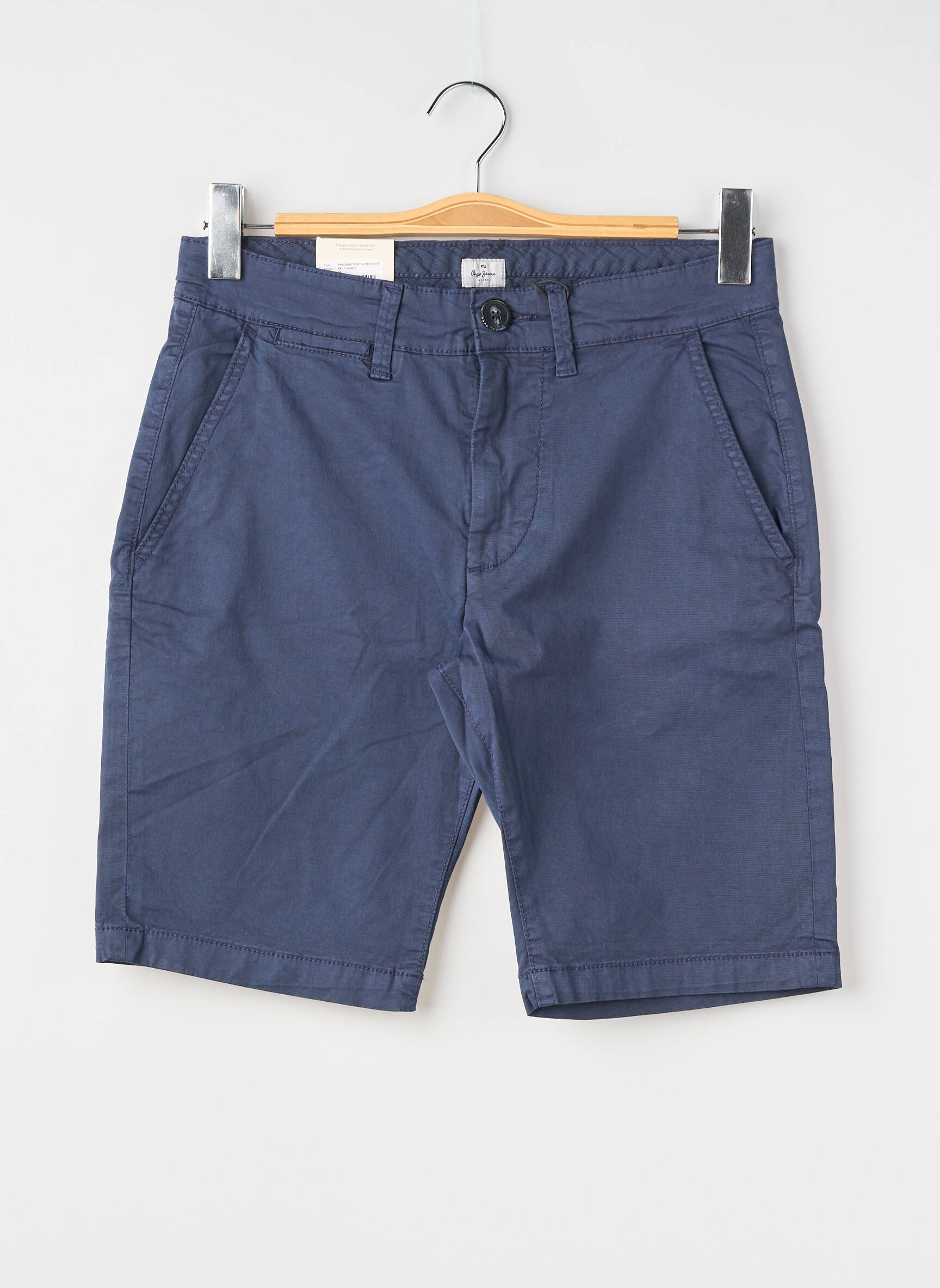 Bermuda stretch taille normale bleu PEPE JEANS homme
