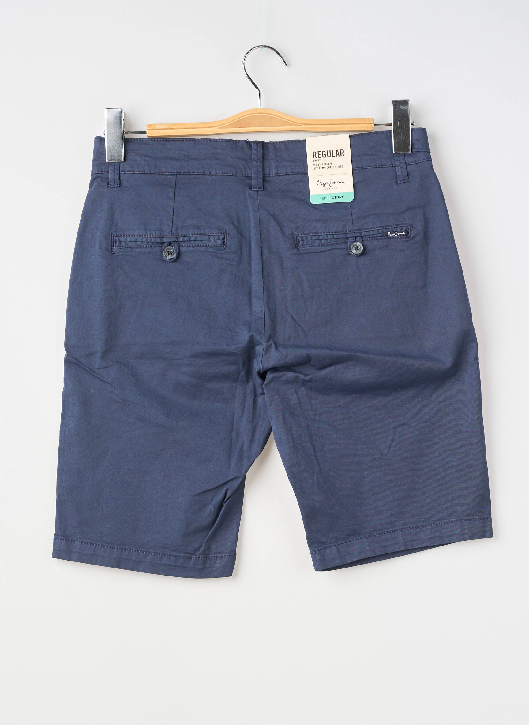 Bermuda stretch taille normale bleu PEPE JEANS homme