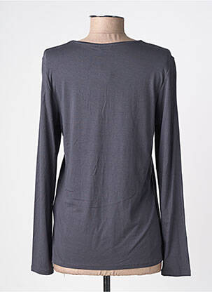 T-shirt manches longues manches longues gris BARBARA LEBEK femme