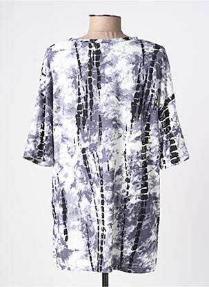 T-shirt imprimé fantaisie manches courtes gris M.X.O femme