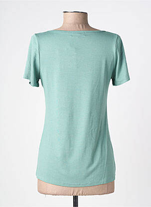 T-shirt imprimé fantaisie manches courtes vert NURIA VILARDAGA femme