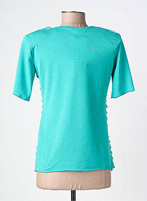 T-shirt coupe cintrée manches courtes vert PLURIELLES femme