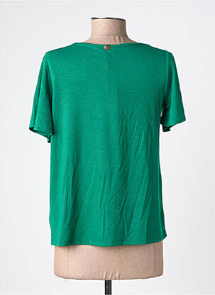 T-shirt coupe droite manches courtes vert LOLA ESPELETA femme