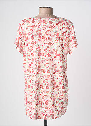 T-shirt imprimé fantaisie manches courtes rose C'EST BEAU LA VIE femme