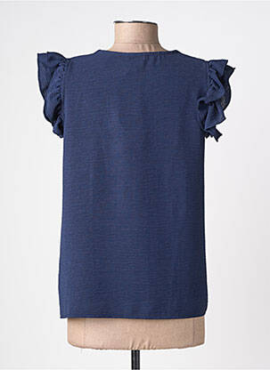 Top manches courtes manches courtes bleu CHARMING GIRL femme