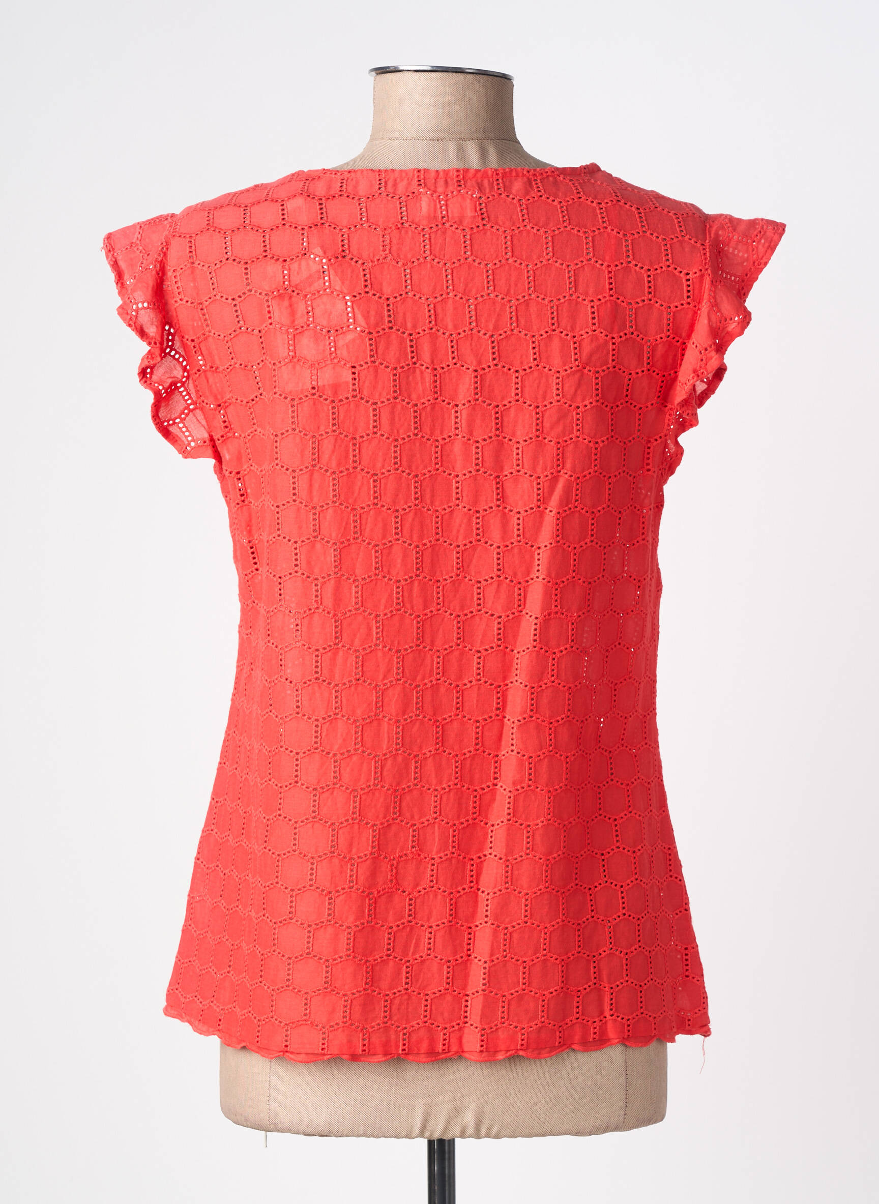 Top manches courtes manches courtes rouge C'EST BEAU LA VIE femme