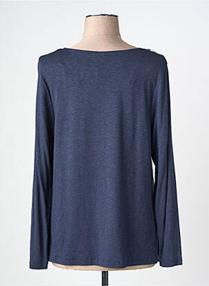 T-shirt manches longues manches longues bleu BARBARA LEBEK femme