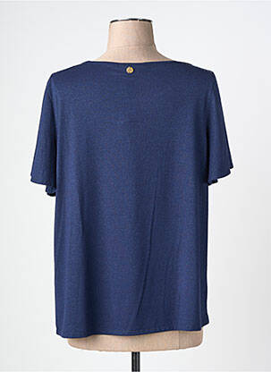 T-shirt coupe droite manches courtes bleu LOLA ESPELETA femme