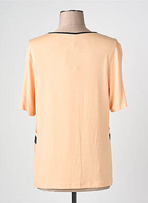 T-shirt imprimé fantaisie manches courtes orange BARBARA LEBEK femme