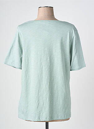 T-shirt imprimé fantaisie manches courtes vert BARBARA LEBEK femme