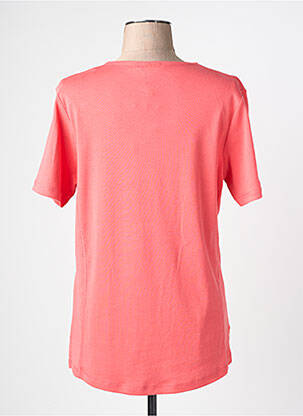 T-shirt stretch manches courtes rose BAGORAZ femme