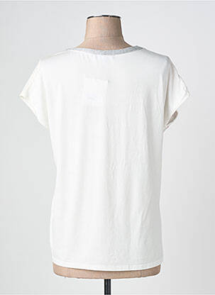 Top coupe fluide manches courtes rose NURIA VILARDAGA femme