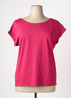 T-shirt stretch manches courtes rouge KATMAI femme