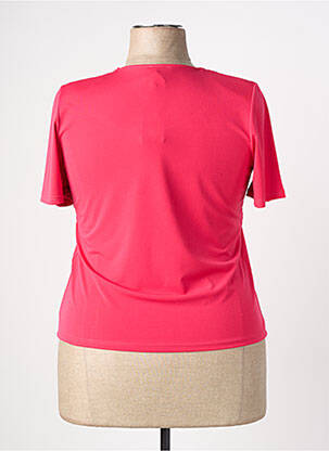 Top stretch manches courtes rouge NAYAT femme