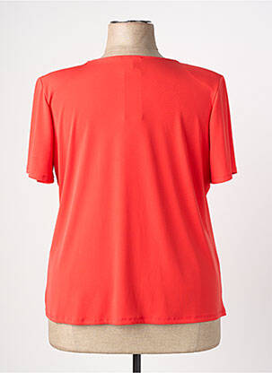 Top stretch manches courtes rouge NAYAT femme