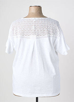 T-shirt coupe droite manches courtes blanc AGATHE & LOUISE femme