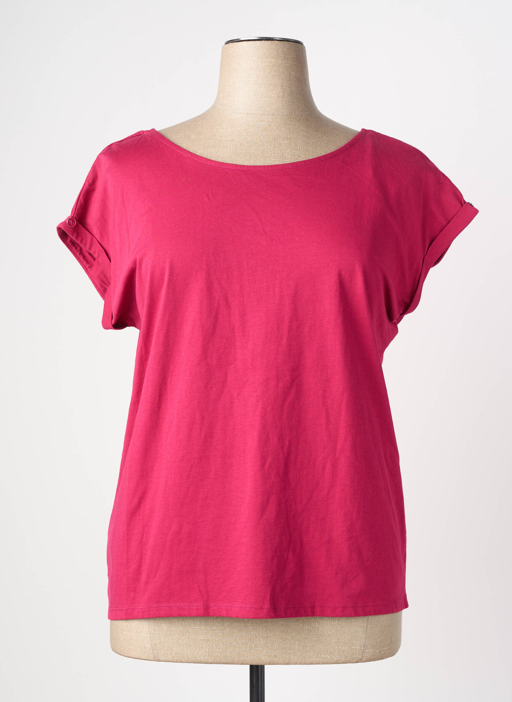 T-shirt stretch manches courtes rouge KATMAI femme