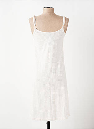 Nuisette/combinette manches bretelles ajustables blanc SASSA femme