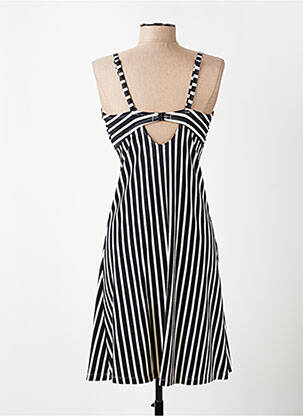 Robe de plage coupe cintrée bleu LINGADORE femme