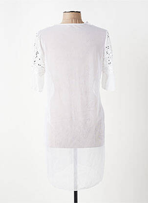 Déshabillé légère et transparente blanc SANSELLE femme