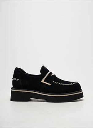 Mocassins bout rond talon de 4 à 6cm noir CASTA femme