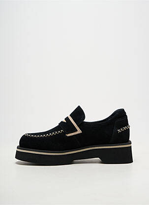 Mocassins bout rond talon de 4 à 6cm noir CASTA femme