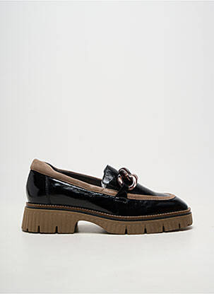 Mocassins matière lisse talon de 4 à 6cm noir SOFTWAVES femme