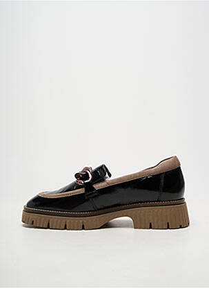 Mocassins matière lisse talon de 4 à 6cm noir SOFTWAVES femme