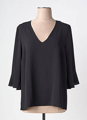 Blouse manches 3/4 manches 3/4 noir TELMAIL femme