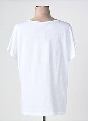 T-shirt imprimé fantaisie manches courtes blanc AGATHE & LOUISE femme