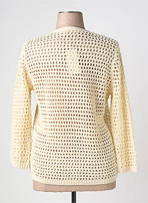 Gilet manches longues manches 3/4 jaune MCM femme