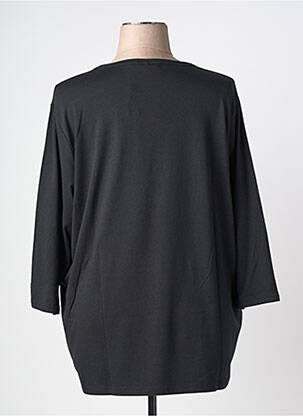 T-shirt manches 3/4 manches 3/4 noir SIGNATURE femme