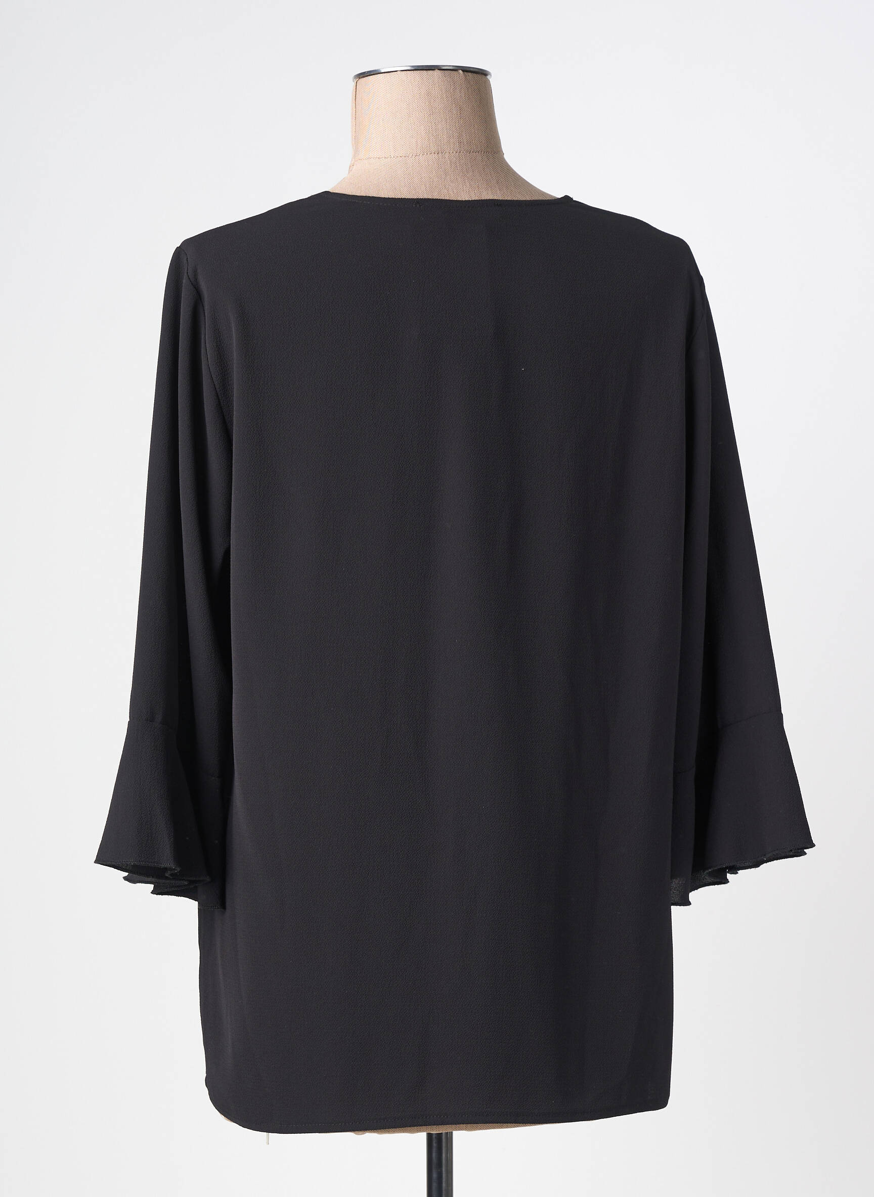 Blouse manches 3/4 manches 3/4 noir TELMAIL femme