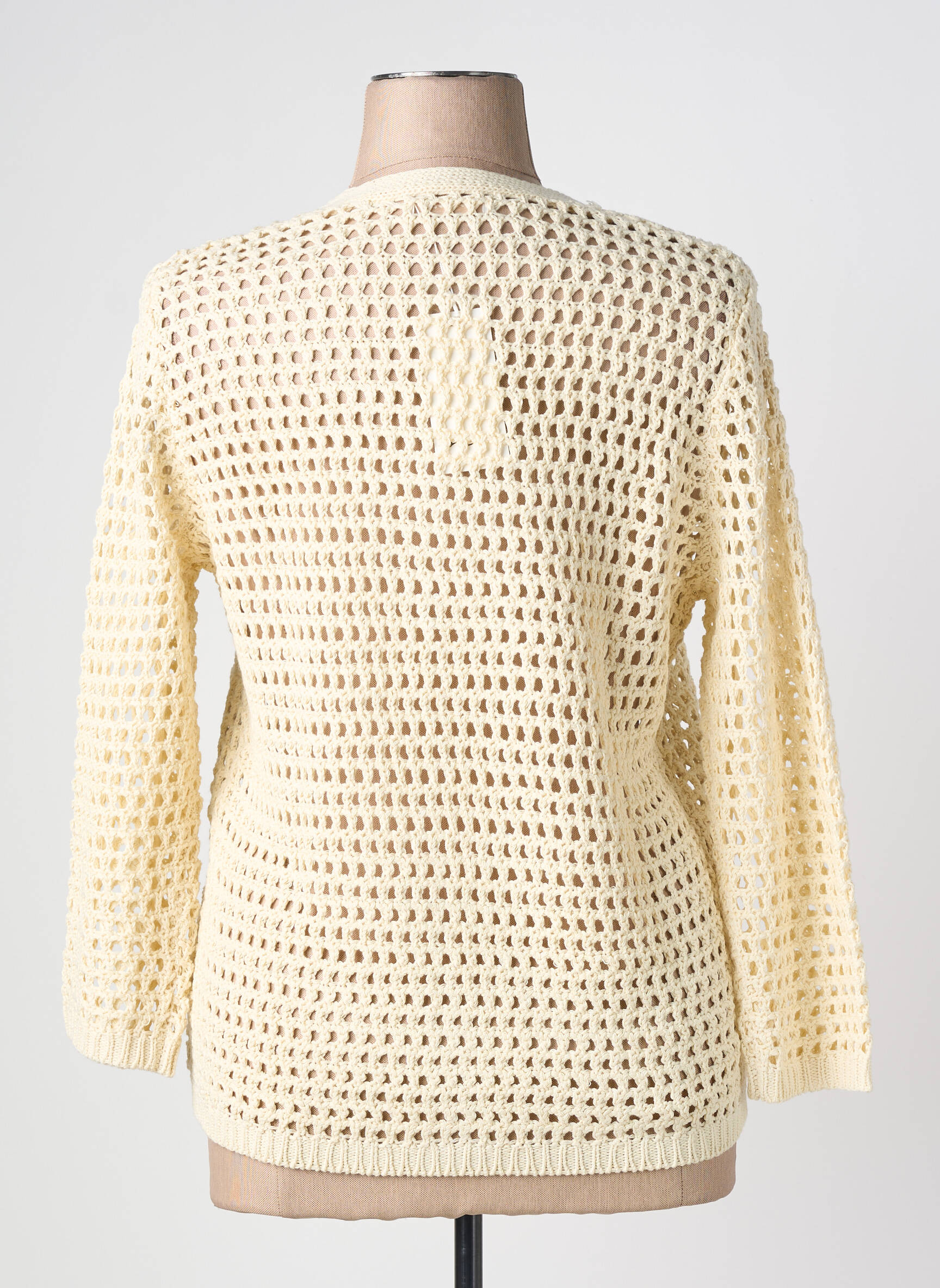 Gilet manches longues manches 3/4 jaune MCM femme