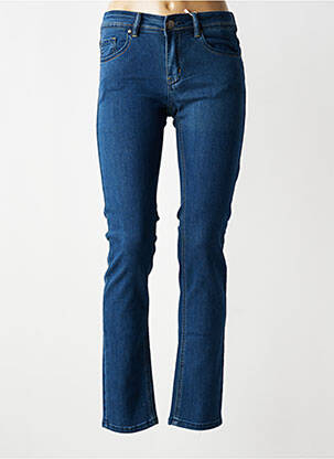 Jeans coupe slim tissage brut taille normale bleu TELMAIL femme
