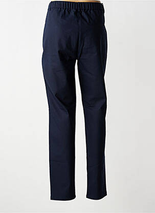 Pantalon slim taille élastique taille normale bleu SIGNATURE femme