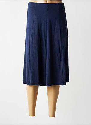 Jupe mi-longue stretch bleu BRANDTEX femme