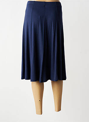 Jupe mi-longue stretch bleu BRANDTEX femme