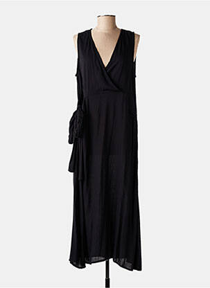 Robe mi-longue sans manche sans manche noir JUBYLEE femme