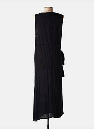 Robe mi-longue sans manche sans manche noir JUBYLEE femme