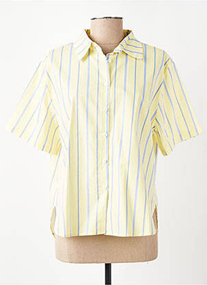 Chemisier manches courtes manches courtes jaune IT HIPPIE femme