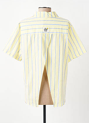 Chemisier manches courtes manches courtes jaune IT HIPPIE femme