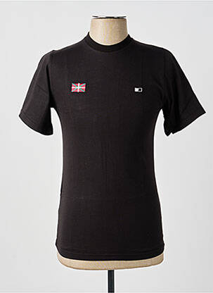 T-shirt broderie manches courtes noir GWEN & BLACK homme
