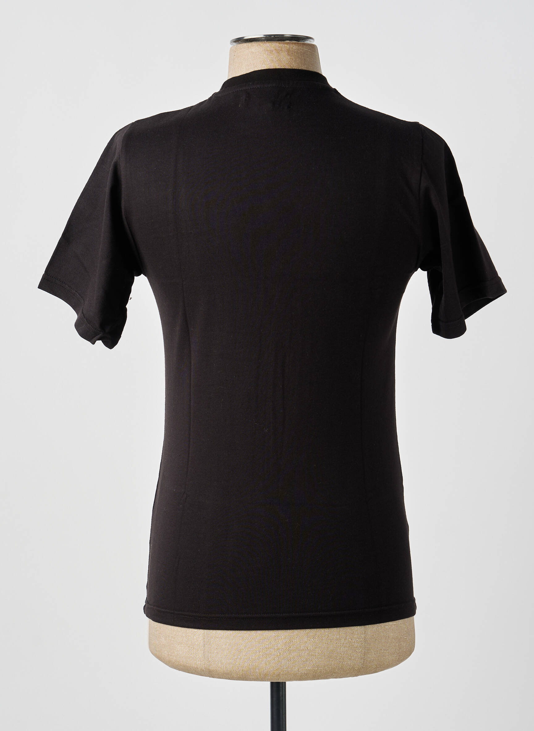 T-shirt broderie manches courtes noir GWEN & BLACK homme