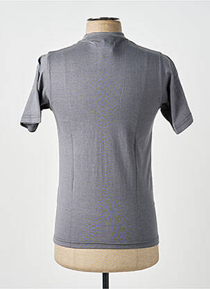 T-shirt broderie manches courtes gris GWEN & BLACK homme